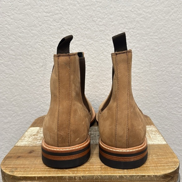 Nisolo Marco All Weather Leather Chelsea Boots Almond Size 12.5 - Picture 6 of 9